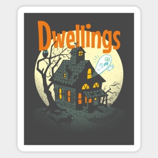 Dwellings - Haunted House Magnet